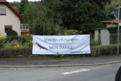 Banner in freier Wildbahn